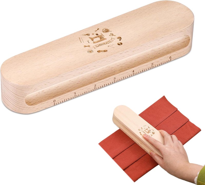 FTEVEN Tailors Clapper Wooden Clapper for Quilting, Professional Hardwood Clapper Sewing Tool for Quilting and Ironing, Multipurpose Quilters Pressing Tools for Wrinkle Sewing, Fabric Folds - Image 1